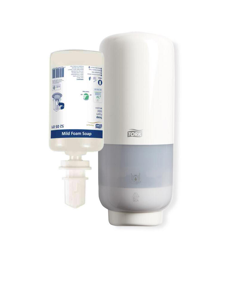 Skumtvål Tork Premium Sensitive S4 1L 6st med Vit Dispenser