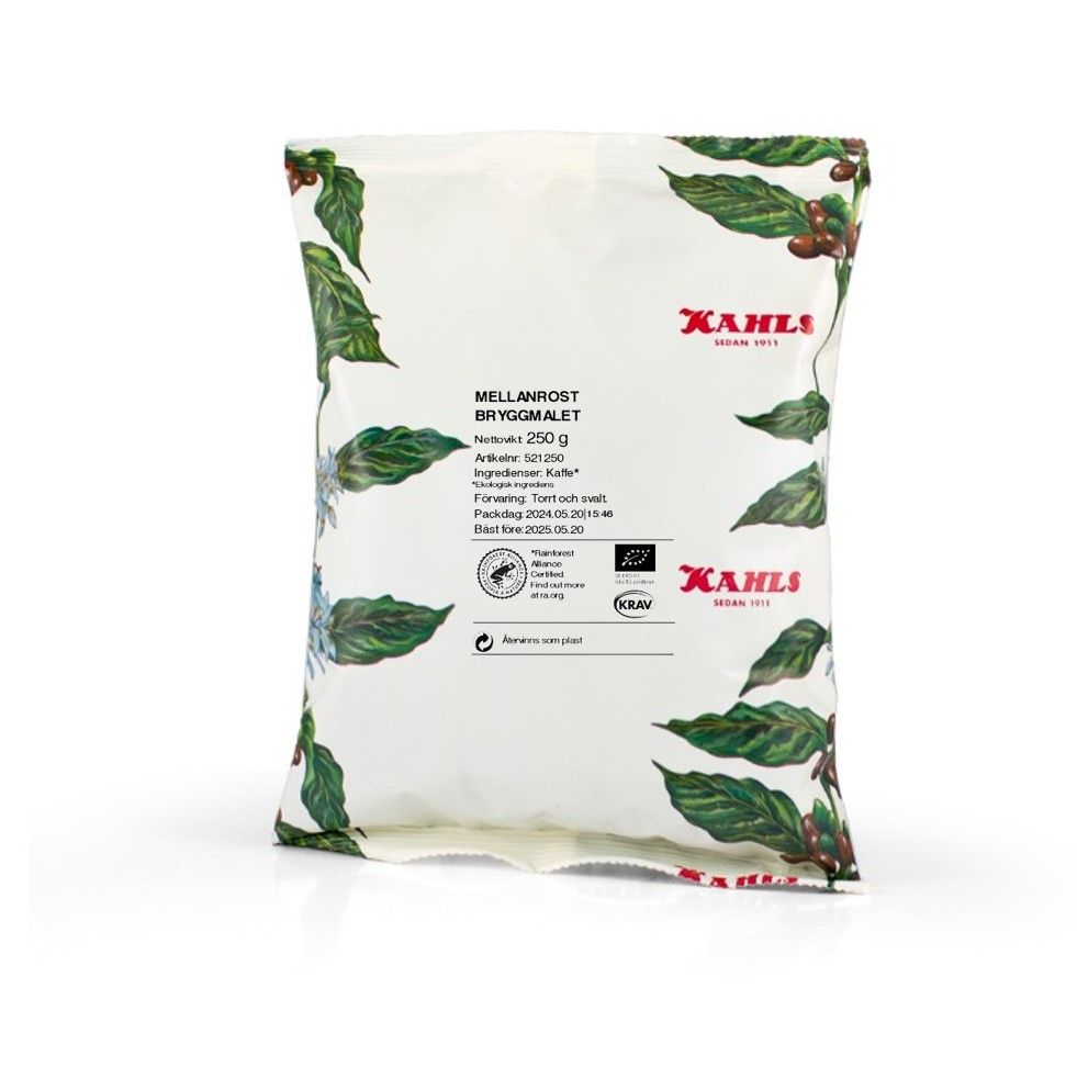 Kaffe Kahls Malt Mellanrost Bryggmalet RFA SG & KRAV 250g