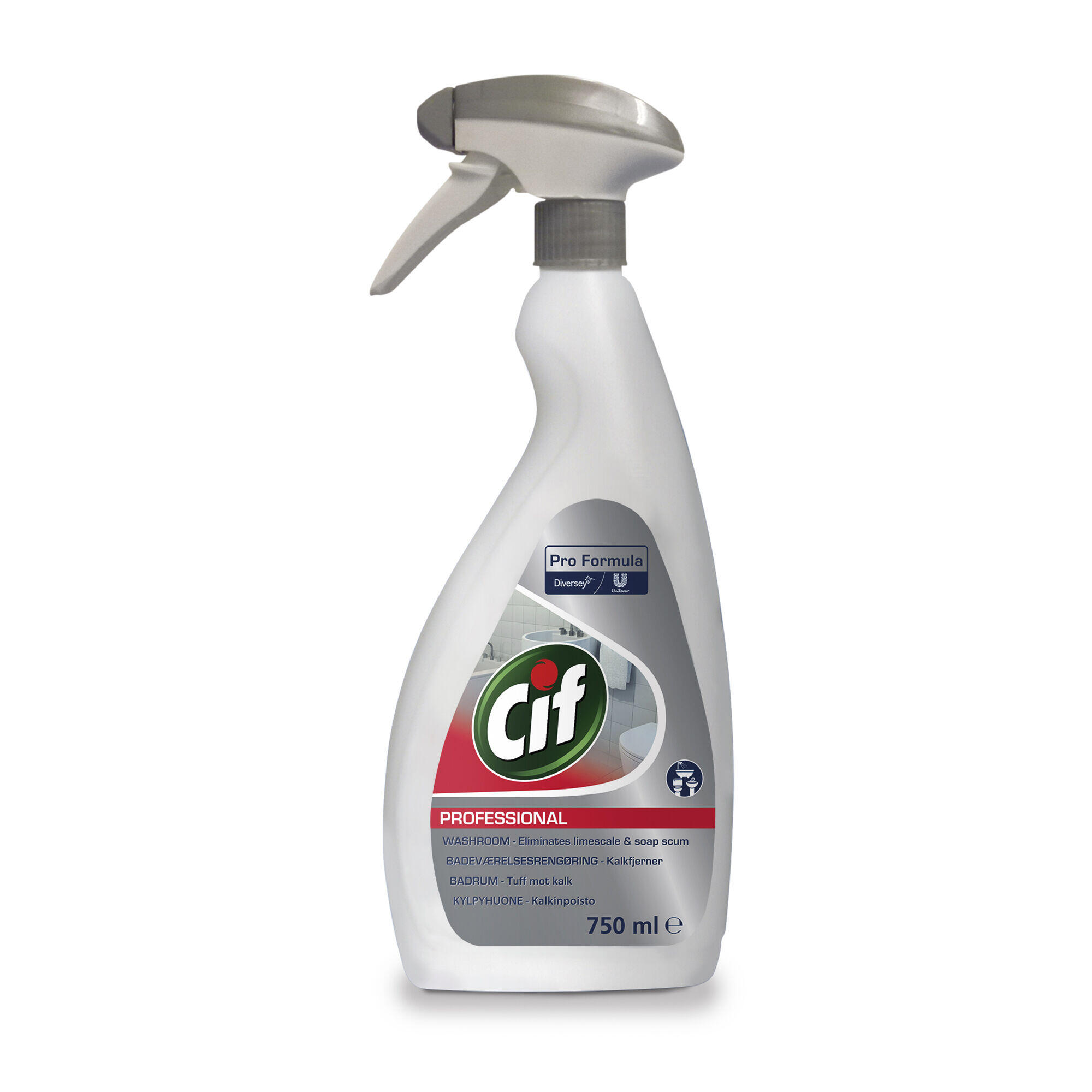 Sanitetsrent Diversey Cif Pro Formula Badrum 2in1 750ml