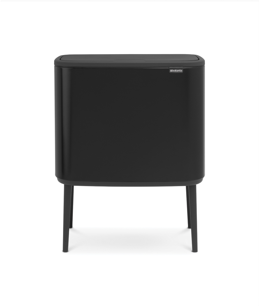 Papperskorg Brabantia Bo Touch Bin Matt Svart 11+23L