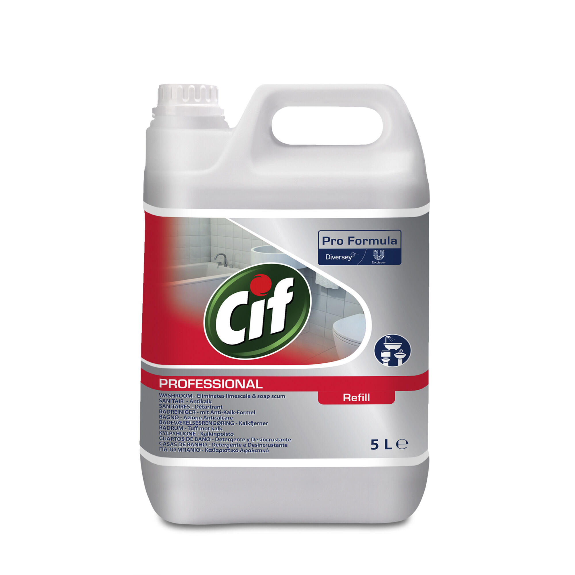 Badrumsrengöring Cif Pro Formula 2in1 5L