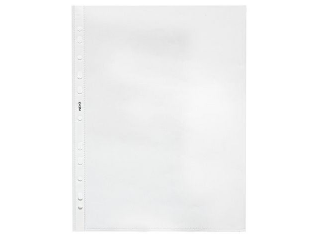 Plastficka Noki Klar A4 0.10mm 100st