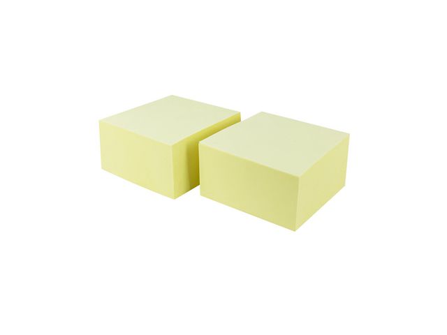 Notes Kub Prem Gul 76x76mm 2st
