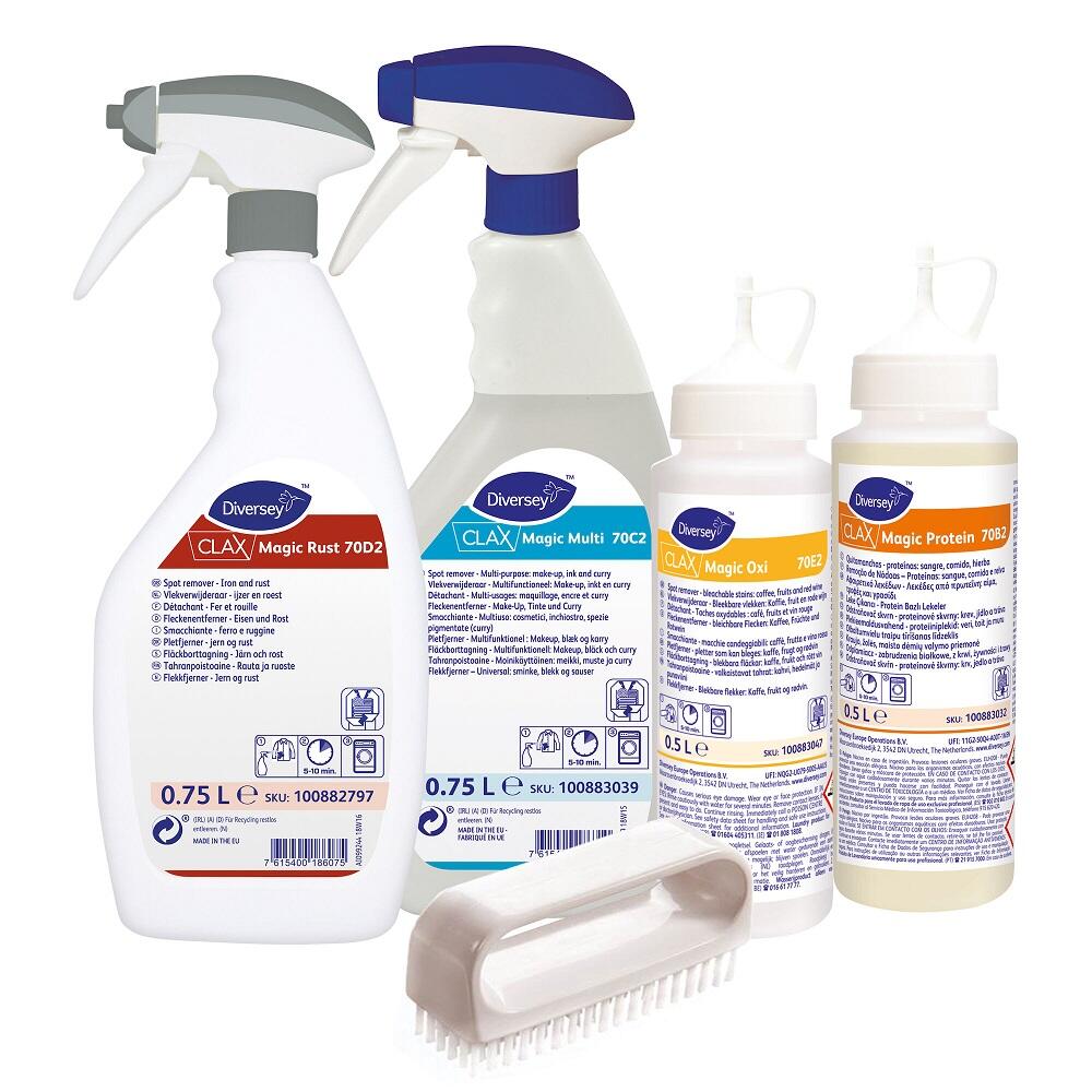 Fläckborttagningskit Diversey Clax Magic Starterkit 70A2 Fläckborttagningskit Diversey Clax Magic Starterkit 70A2