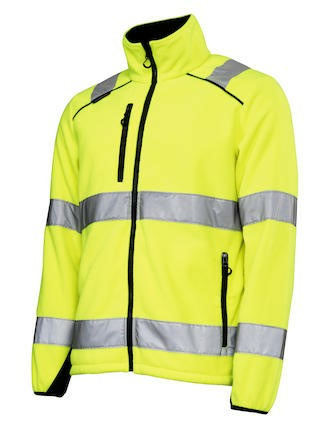 Sweatshirt Jacka Worksafe Återvunnen 5710250 Varsel Klass 3 HiVis Gul/Svart