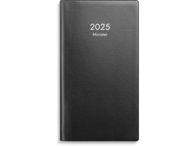 Kalender Burde Minister Svart 2025