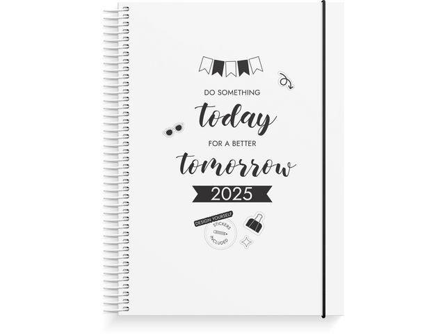 Temakalender Burde Doodle B5 2025