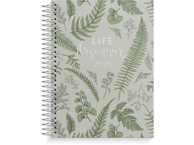 Temakalender Burde Life Organizer Grön 2025