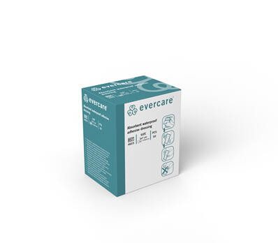 Absorberande Förband Evercare Häftande Duschbart Absorberande Förband Evercare Häftande Duschbart