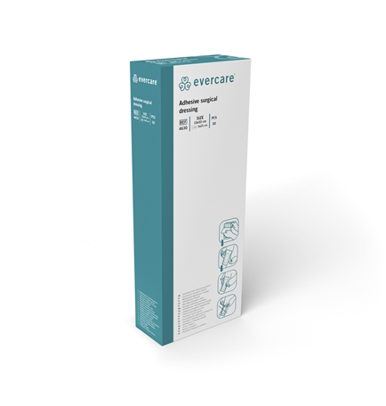 Absorberande Förband Evercare Häftande 10x30cm 30st