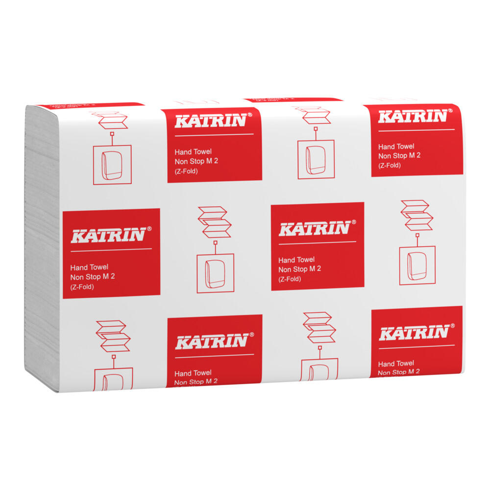 Pappershandduk Katrin Z-Vikt Non-Stop M2 2-lag Vit 18fp