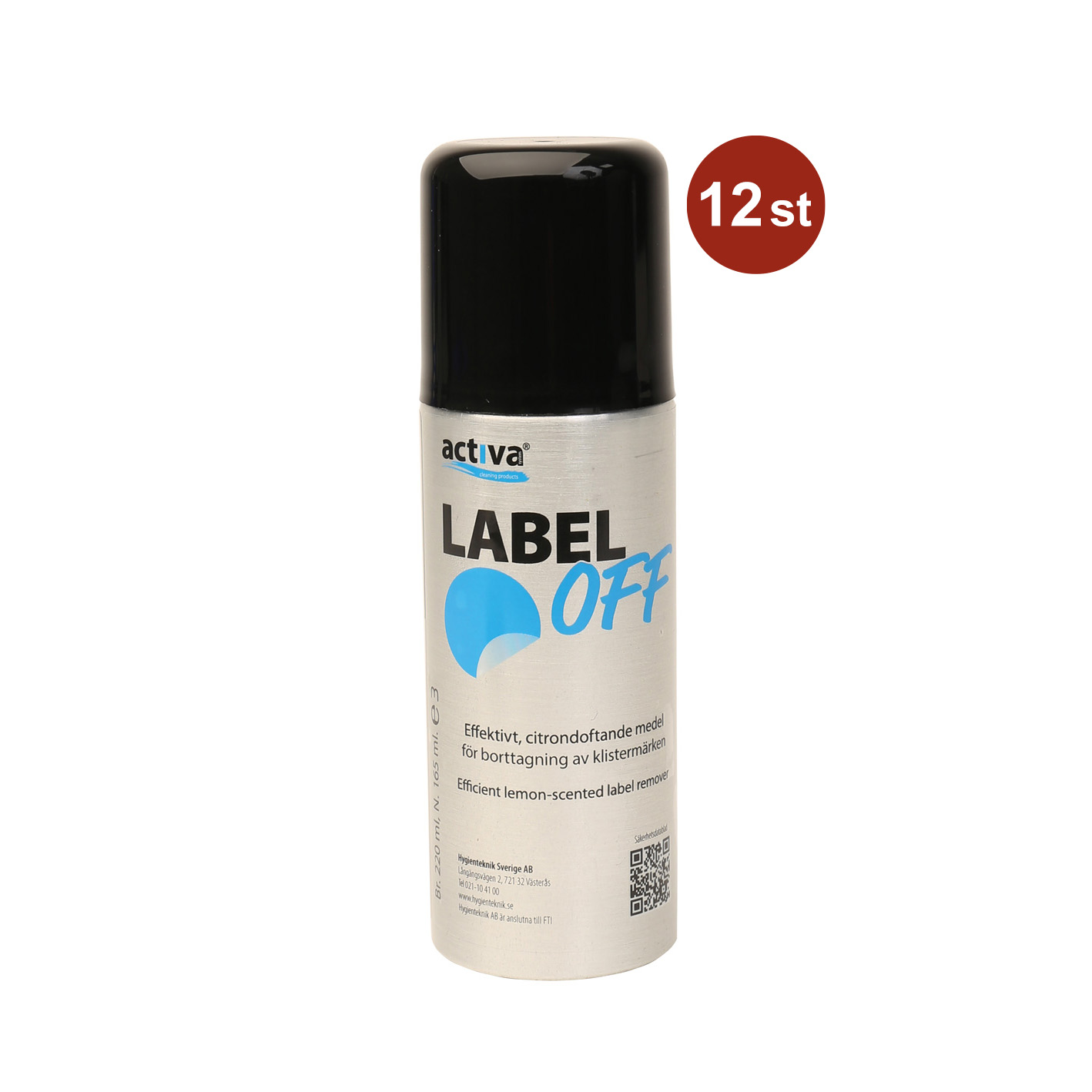 Tejpborttagningsmedel Activa Label Off 220ml