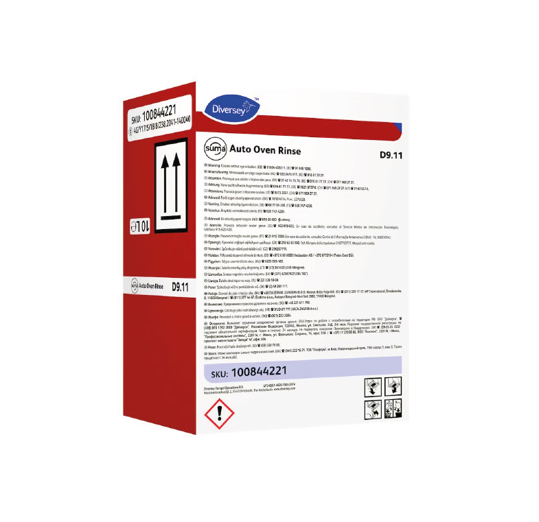 Rengöringsmedel Diversey Suma Auto Oven Rinse D9.11 10L