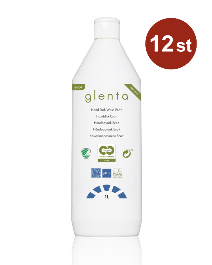 Handdiskmedel Glenta Eco plus Parfymerad 1L