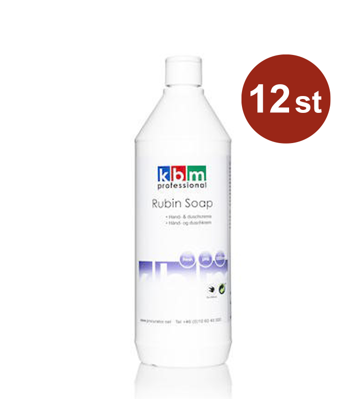 Hand & Duschtvål KBM Refill Rubin Milt Fresh 1L