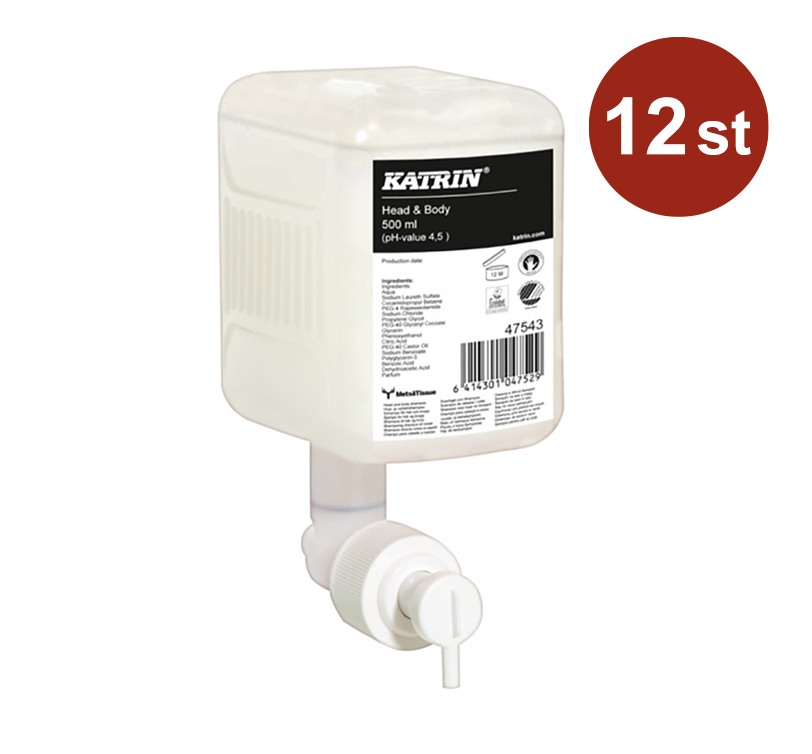 Dispenser Duschtvål Katrin Head & Body Arctic Breeze 500ml