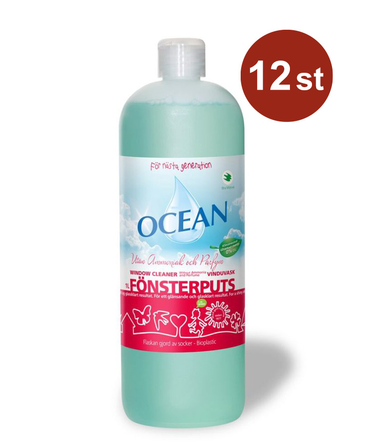 Fönsterputsmedel Ocean Refill 1L