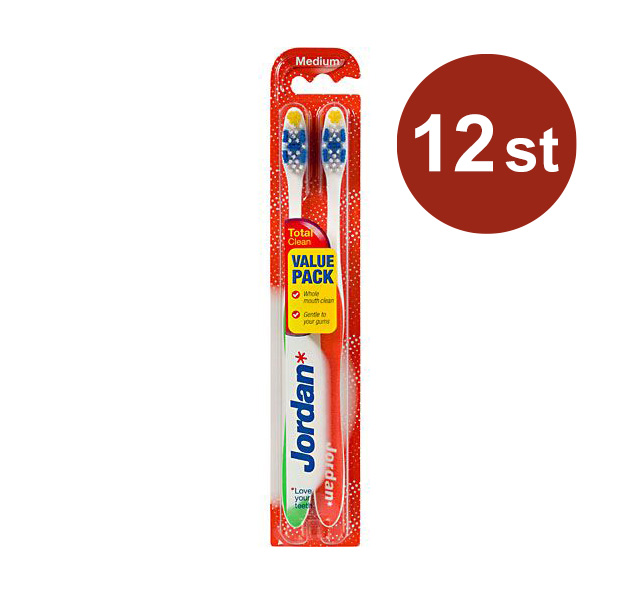 Tandborste Jordan Total Clean Medium 2st
