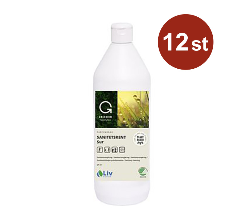 Sanitetsrengöring Liv Greenium Sur 1L