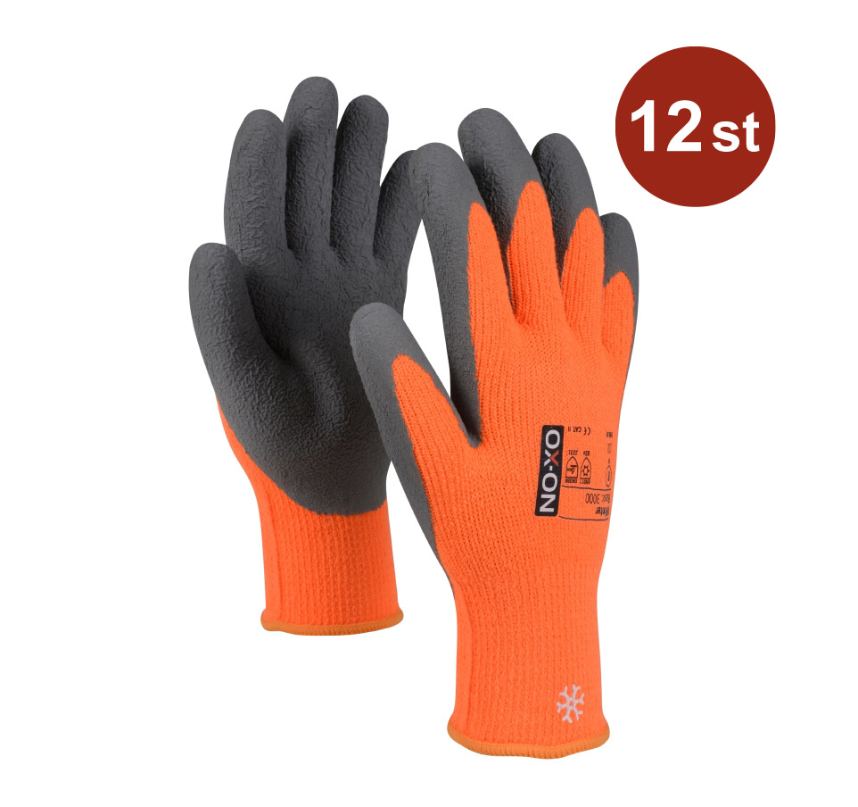 Vinterhandske OX-ON Winter Basic 3000 Grå-Orange S8