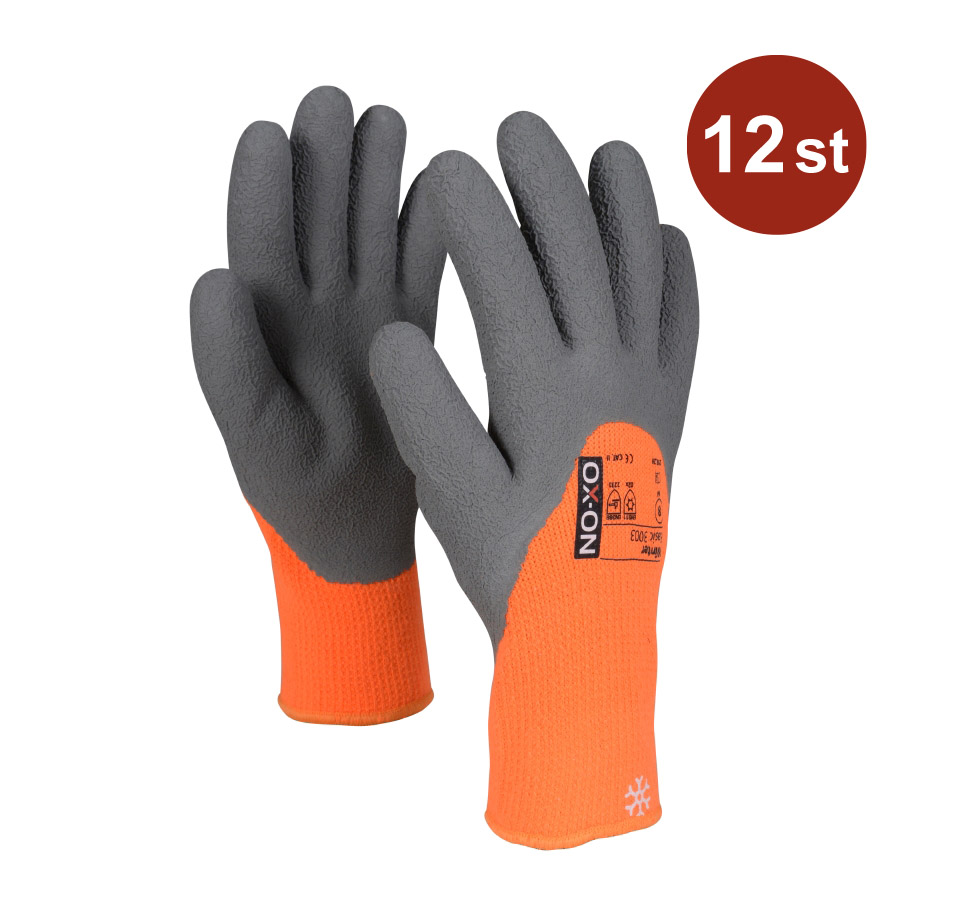 Vinterhandske OX-ON Winter Basic 3003 Grå-Orange S10