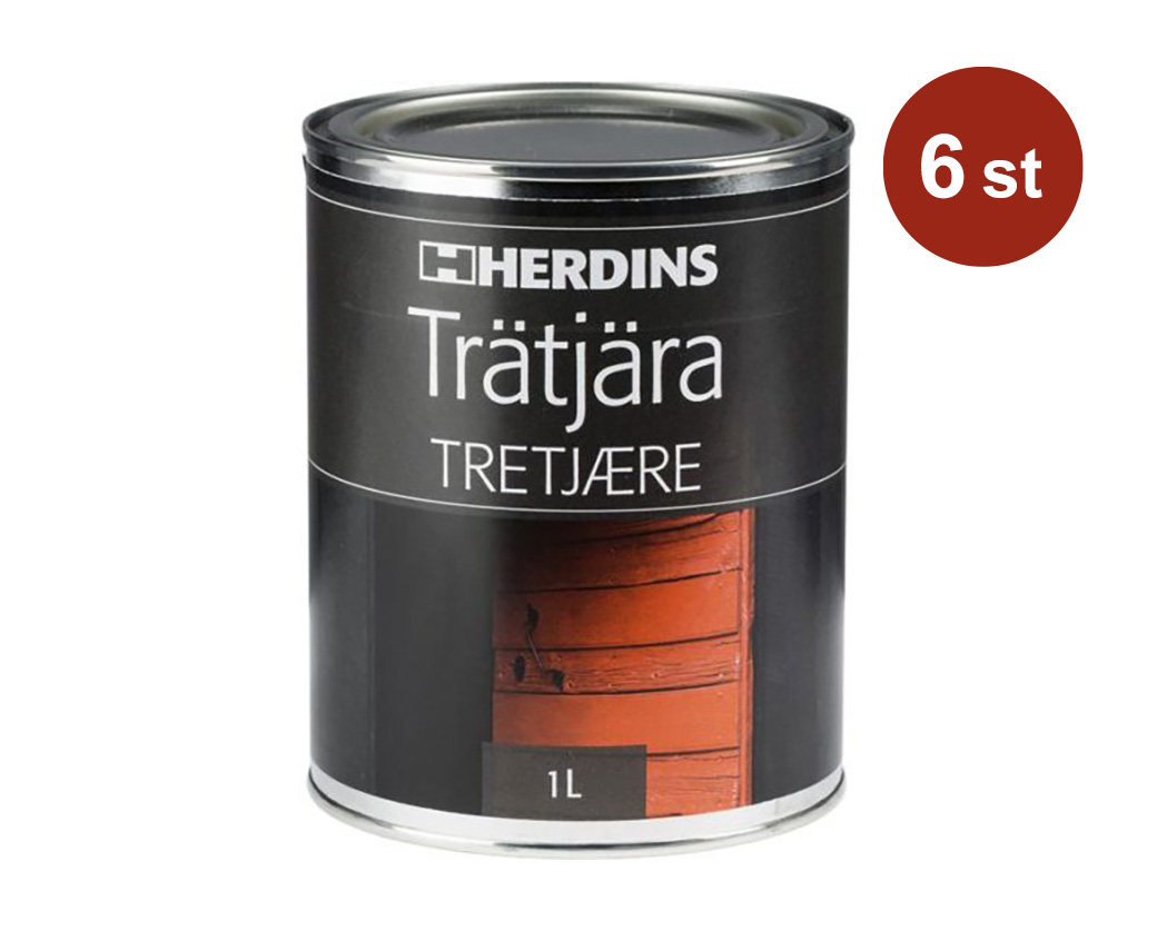 Trätjära Herdins Brunsvart 1L