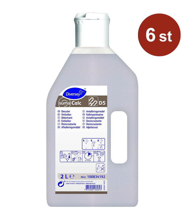 Sanitetsrent Diversey Suma Calc D5 2L