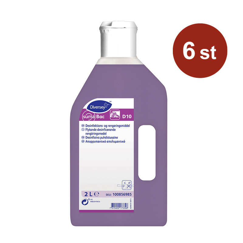 Desinficeringsmedel Diversey Suma Bac D10 2L