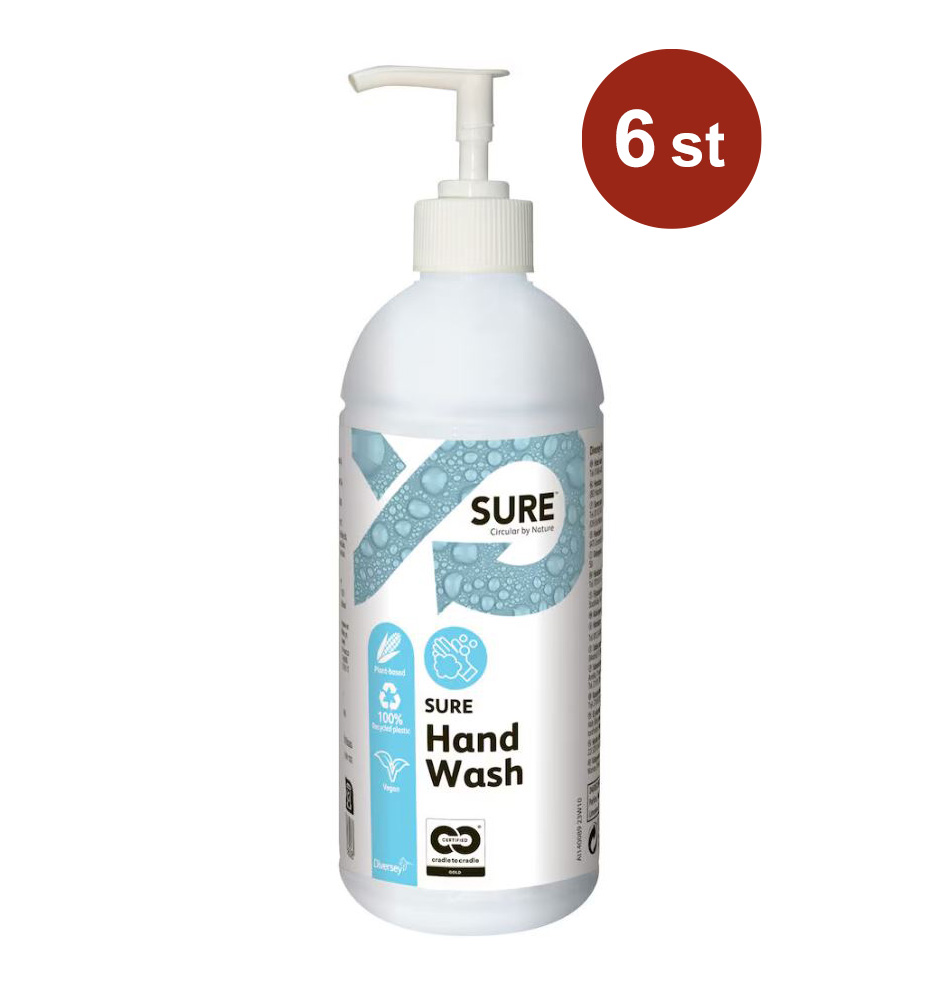 Pumptvål Diversey Sure Hand Wash 500ml