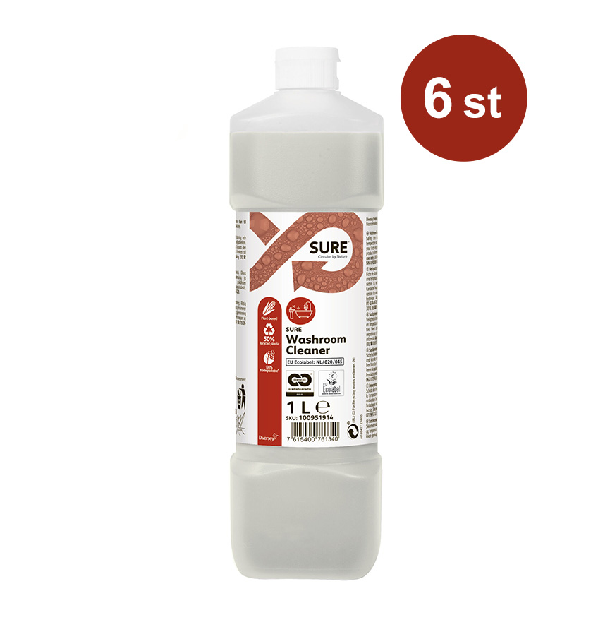 Sanitetsrent Diversey Sure Washroom Cleaner 1L