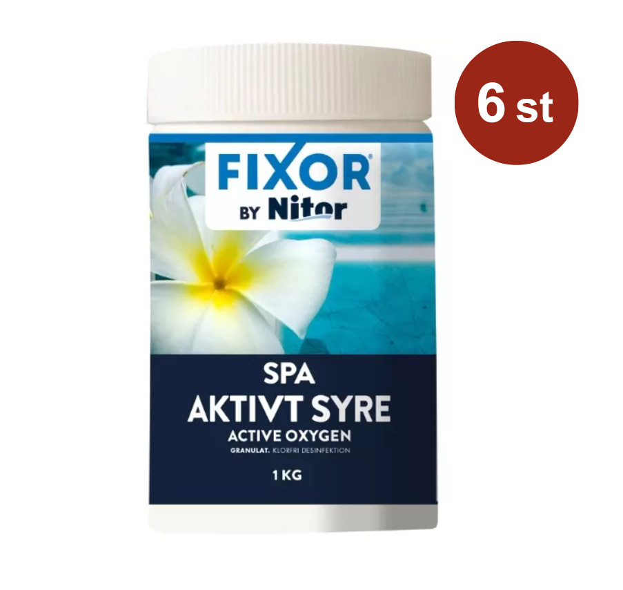 Klorfri Desinficering Fixor by Nitor Aktivt Syre för Spa 1kg