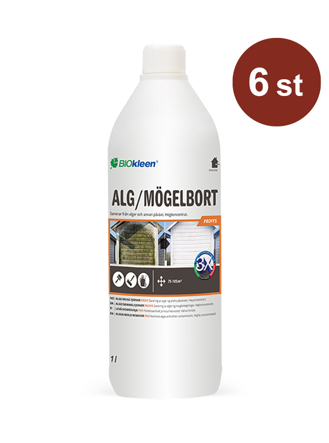 Rengöringsmedel Biokleen Alg & Mögelbort Proffs 1L
