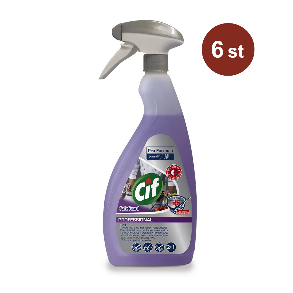 Desinfektionsmedel Cif Pro Formula Safeguard 2in1 Cleaner 750ml