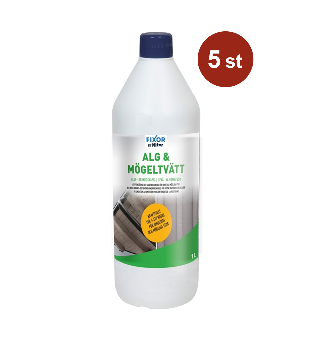 Rengöringsmedel Alg och Mögeltvätt Nitor med Ejektor 2.5L