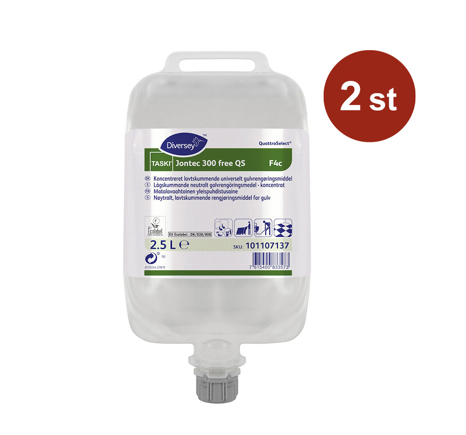 Golvvård Taski Jontec 300 Free QS 2.5L