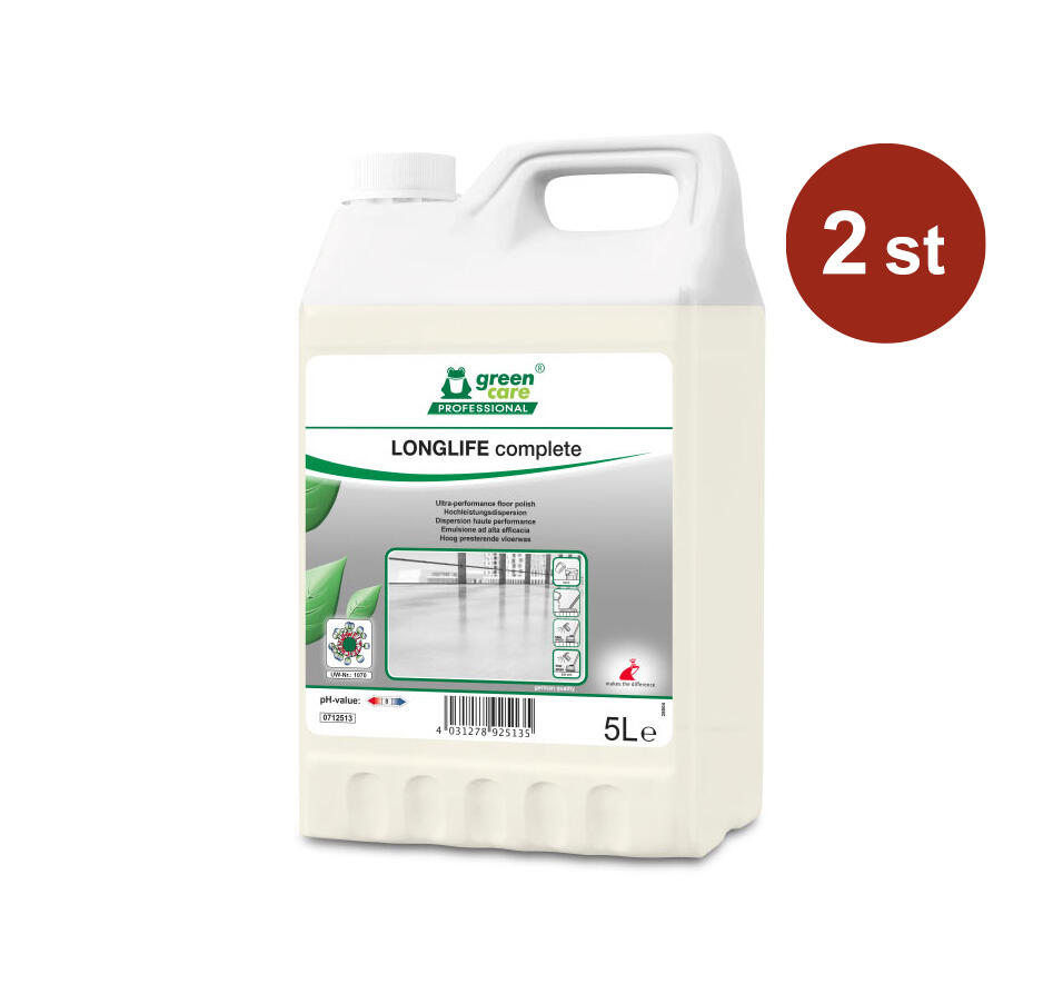 Golvpolish Green Care Longlife Complete 5L Golvpolish Green Care Longlife Complete 5L