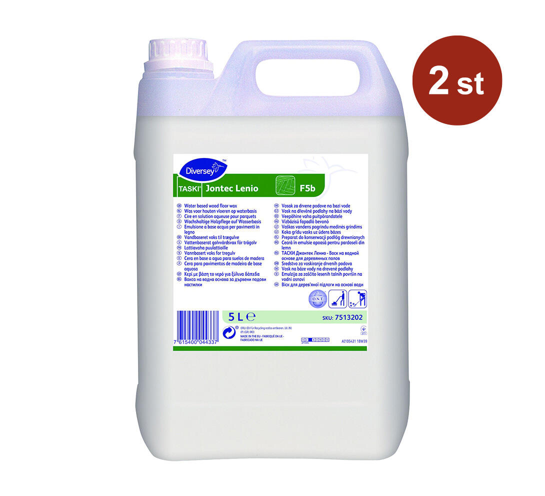 Vattenbaserat Vax Diversey Taski Jontec Lenio F5b 5L Vattenbaserat Vax Diversey Taski Jontec Lenio F5b 5L