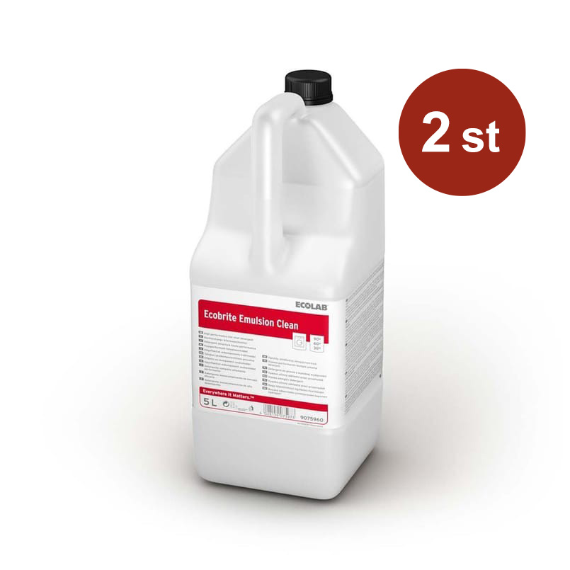 Flytande Tvättmedel Ecolab Ecobrite Emulsion Clean 5L