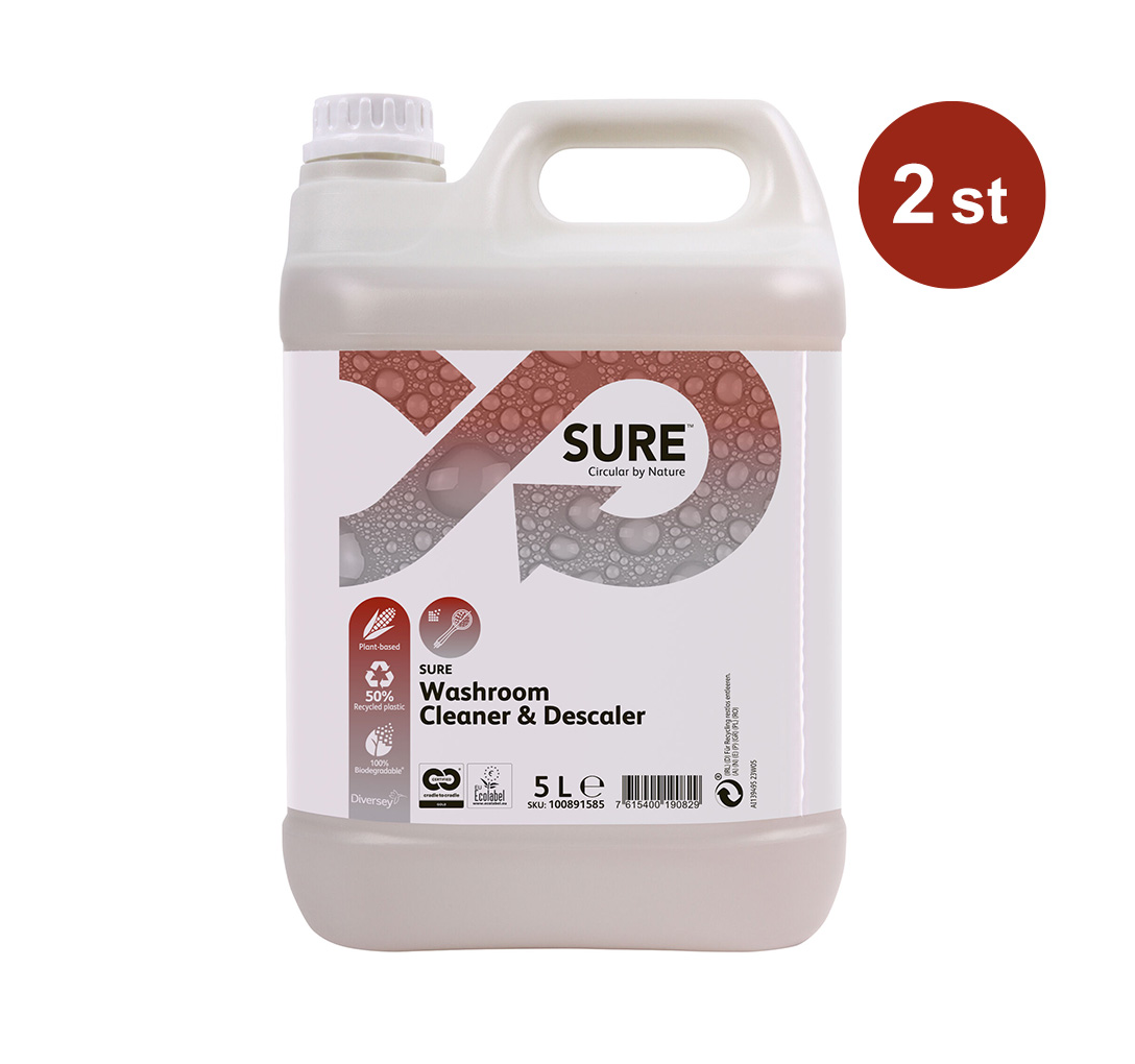 Rengöringsmedel Diversey Sure Washroom Cleaner & Descaler 5L