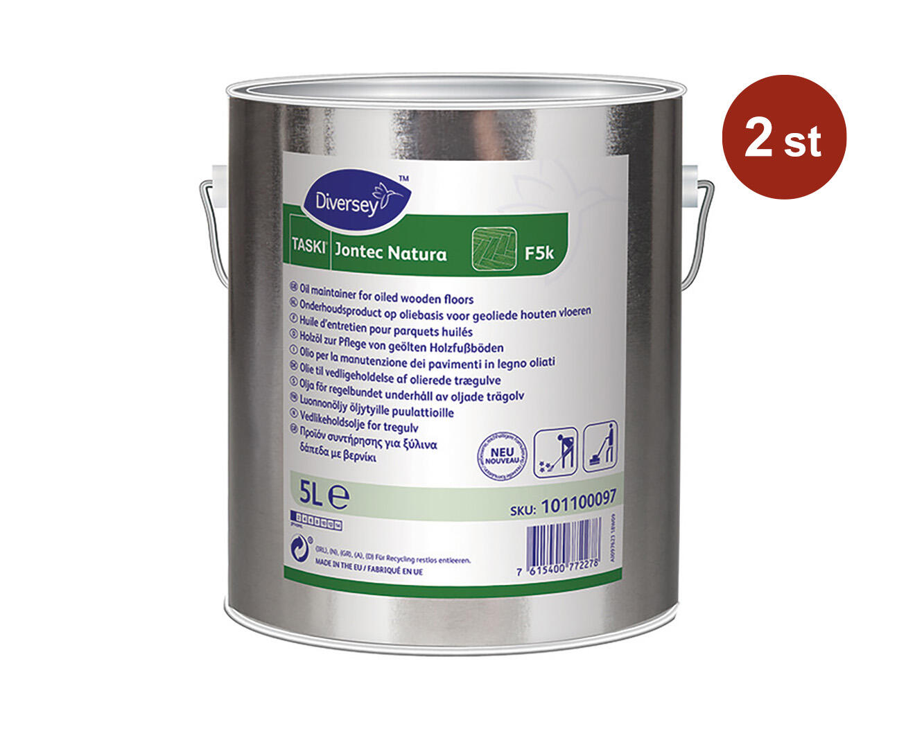 Underhållsolja Diversey Taski Jontec Natura F5k 5L Underhållsolja Diversey Taski Jontec Natura F5k 5L