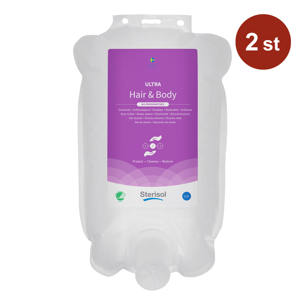 Dispenser Duschtvål Sterisol Ultra Hair & Body 2.5L