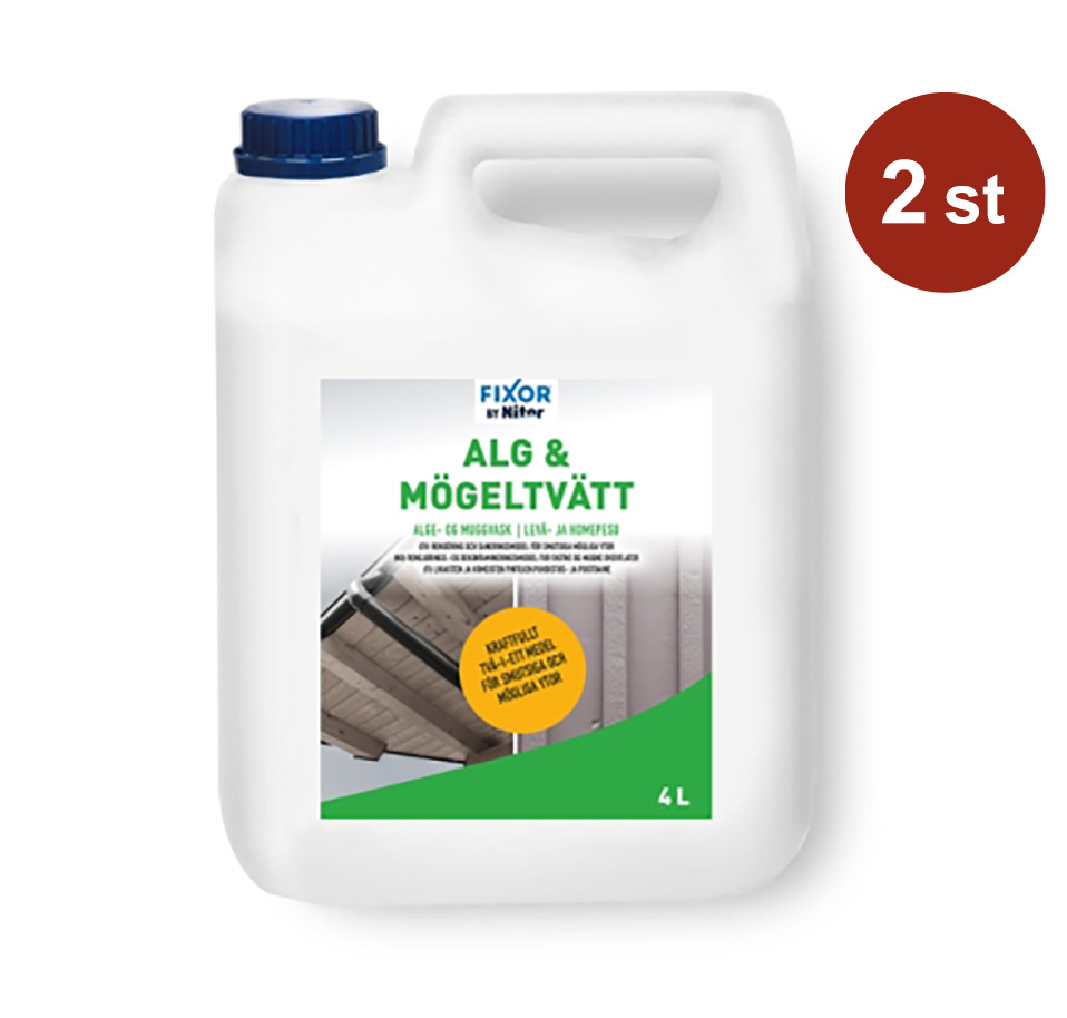 Rengöringsmedel Nitor Alg och Mögeltvätt 4L