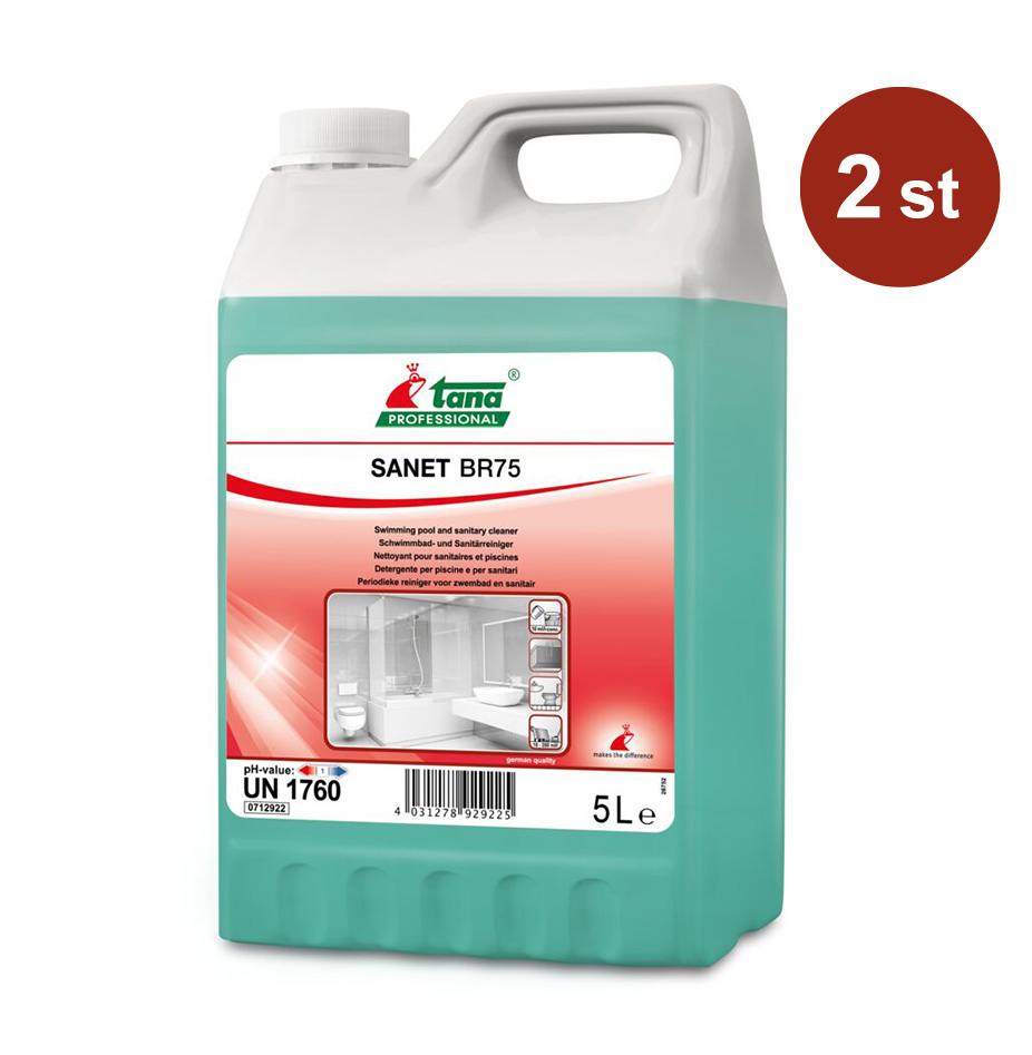 Sanitetsrengöring Tana Sanet BR75 5L