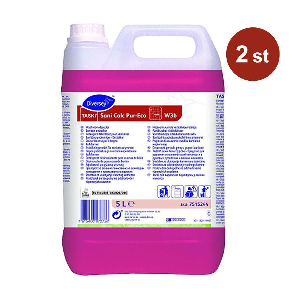 Sanitetsrent Diversey Taski Sani Calc Pur-Eco 5L