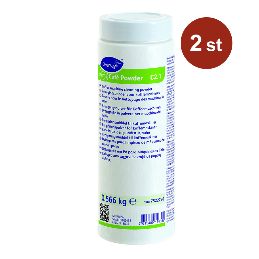 Rengöringsmedel Diversey Suma Café Powder C2.1 566g