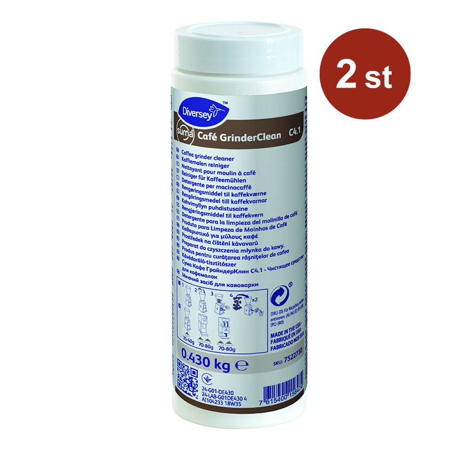 Rengöringsmedel Diversey Suma Café GrinderClean C4.1 430g