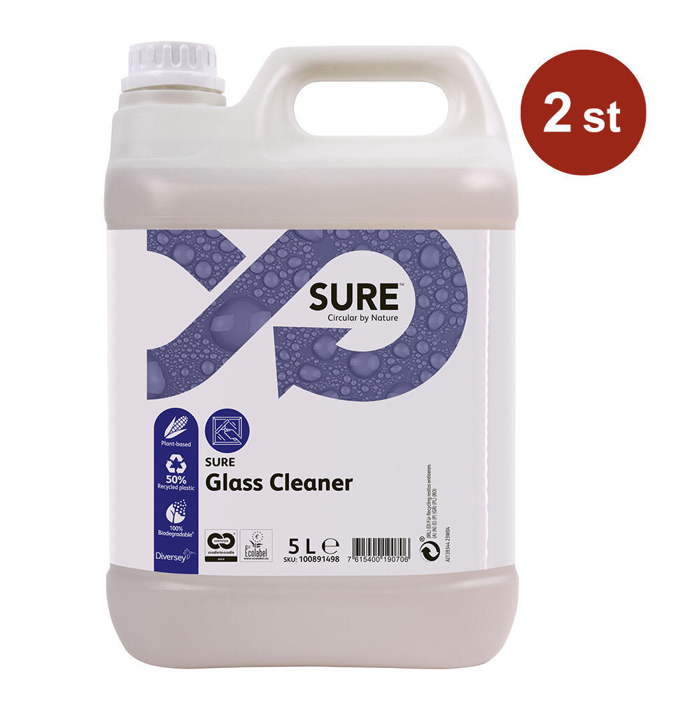 Fönsterputsmedel Diversey Sure Glass Cleaner 5L Fönsterputsmedel Diversey Sure Glass Cleaner 5L