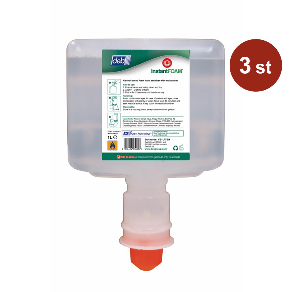 Handdesinfektion Deb Instant Foam Complete för TF 1L