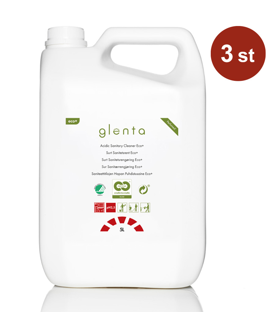 Sanitetsrengöring Glenta Eco plus Parfymerad 5L