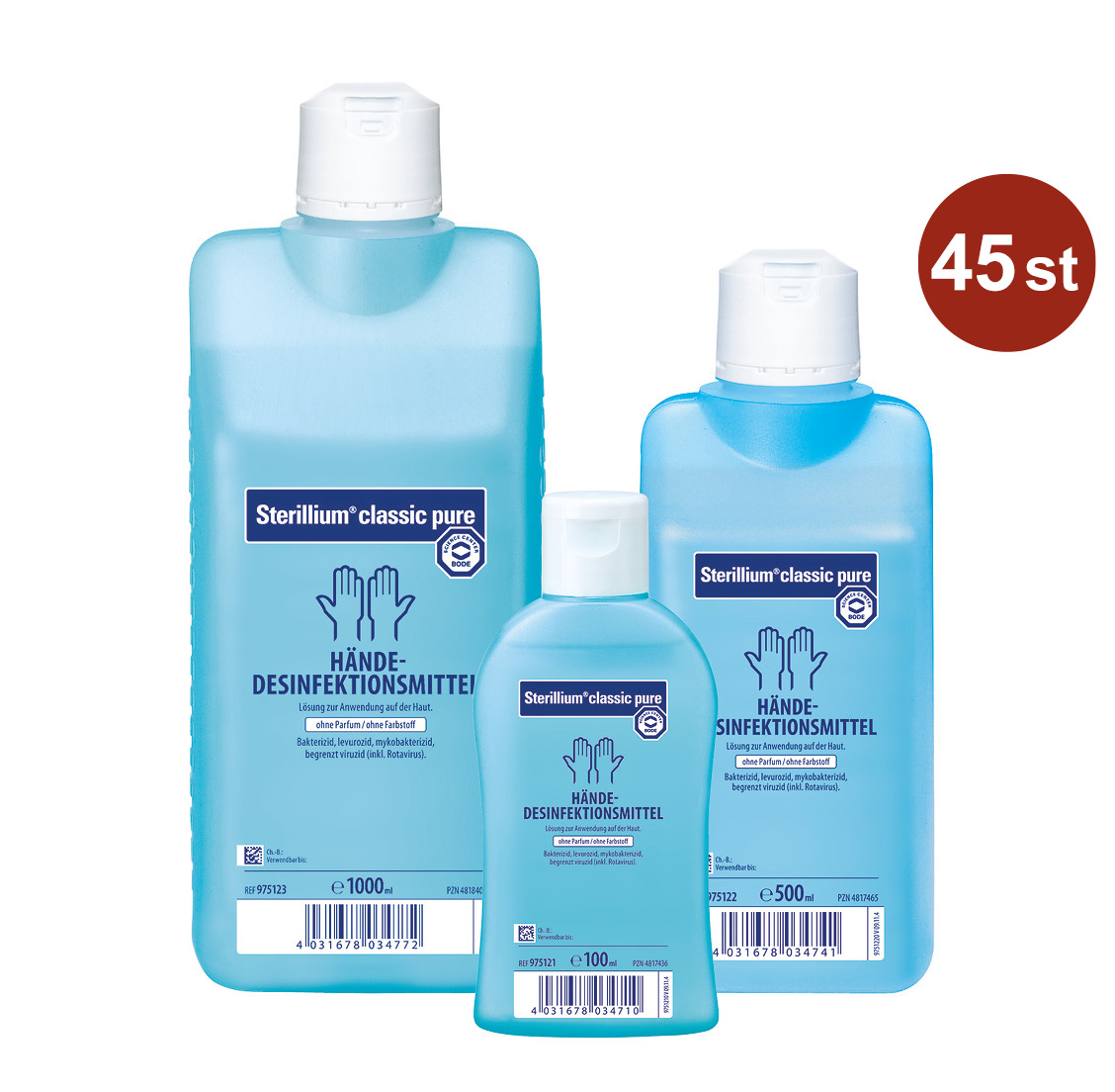 Handdesinfektion Sterillium Classic Pure utan Pump